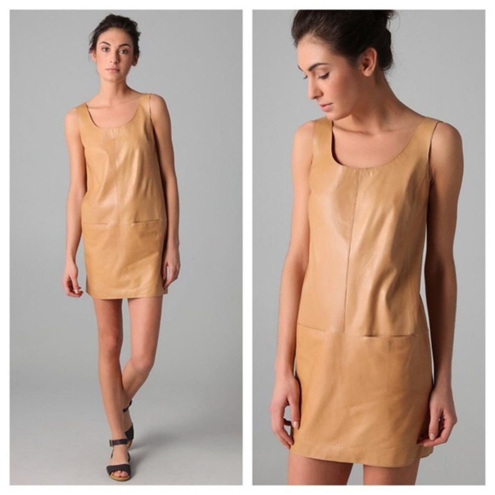 Vince leather Shift Dress